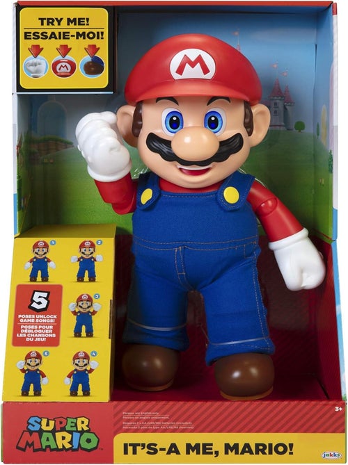 Figurine Mario Sonore 30 Cm - Super Mario - Kiabi
