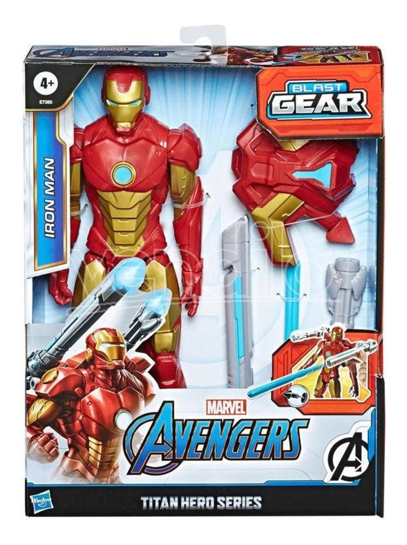 Figurine Marvel Iron Man Titan Held Blast Gear Charakter N/A - Kiabi