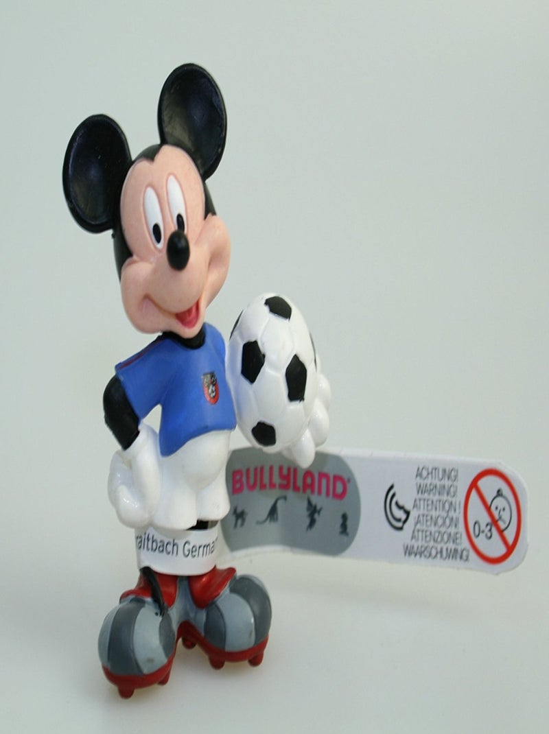 Figurine Mickey footballeur italien Bleu - Kiabi