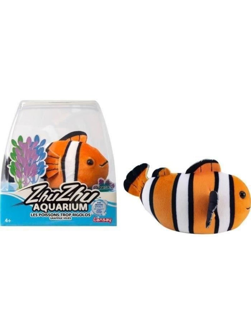 Figurine miniature - lansay - 51116 - zhu zhu aquarium - moon le poisson clown Bleu - Kiabi