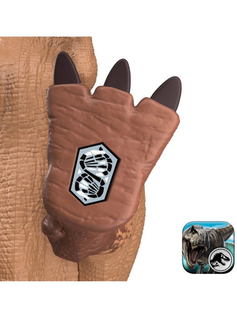 Figurine miniature - mega action gorgosaurus avec attaque à molette - jurassic world Multicolore - Kiabi