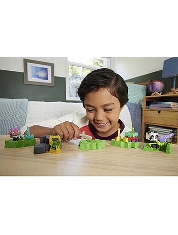 Figurine miniature - Têtes modulables avec sable à modeler, aléatoire - MATTEL Minecraft