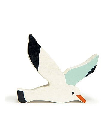 Figurine Mouette en bois