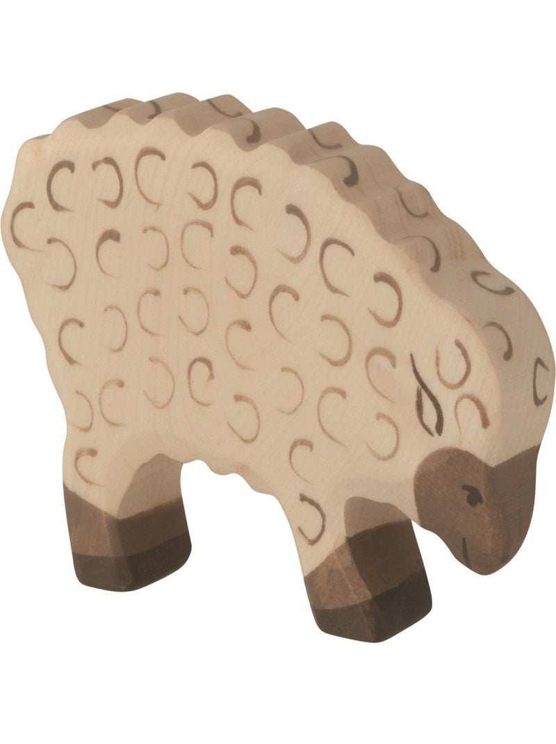 Figurine Mouton, mangeant Beige - Kiabi