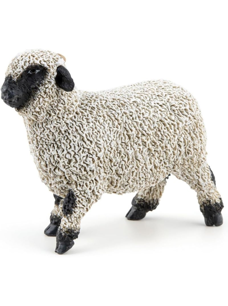 Figurine mouton nez noir du valais Noir - Kiabi