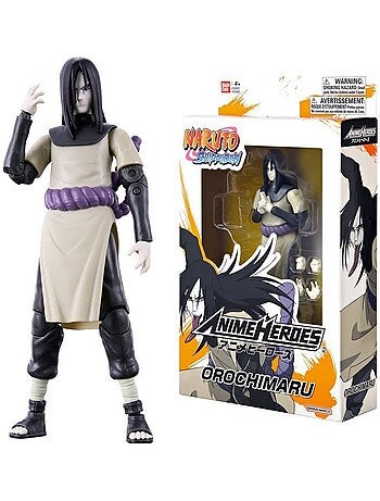 Figurine naruto shippuden - bandai - anime heroes - 36968 - orochimaru - 17 cm