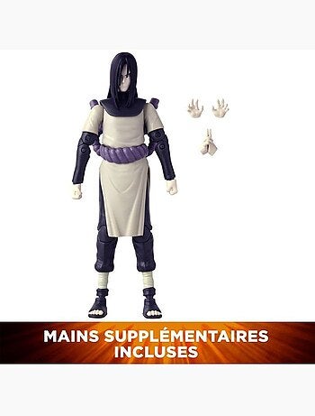 Figurine naruto shippuden - bandai - anime heroes - 36968 - orochimaru - 17 cm