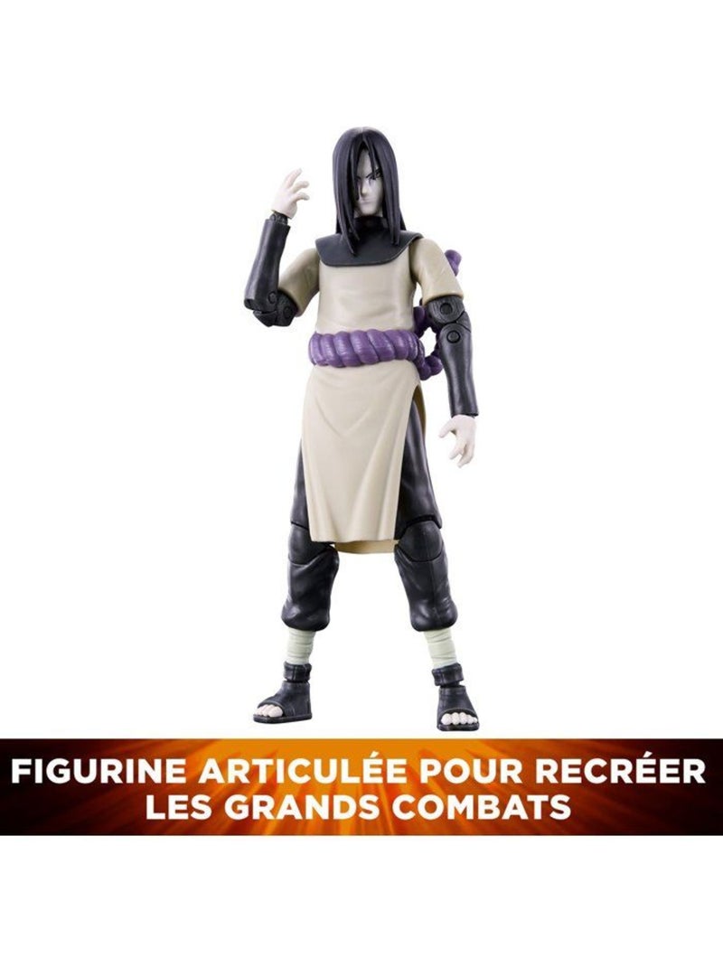 Figurine naruto shippuden - bandai - anime heroes - 36968 - orochimaru - 17 cm Noir - Kiabi