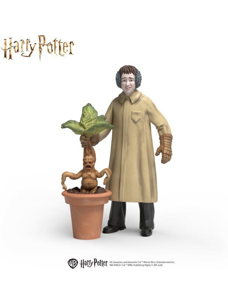 Figurine neville avec mandragore - schleich 14946 - gamme harry potter Noir - Kiabi