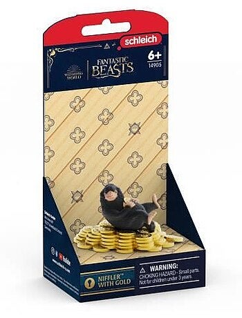 Figurine niffleur avec tas d’or - schleich, harry potter®