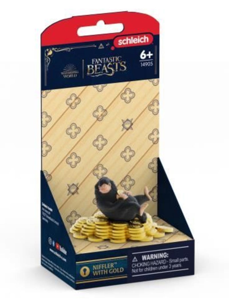 Figurine niffleur avec tas d’or - schleich, harry potter® Marron - Kiabi