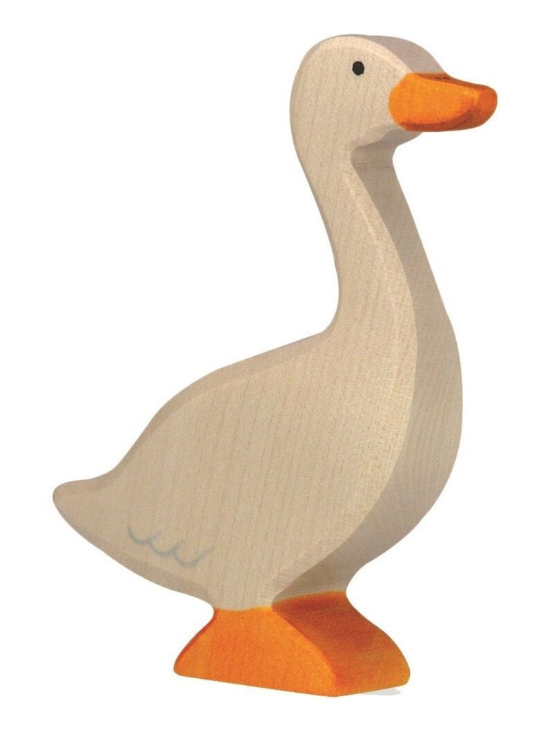 Figurine Oie, debout Blanc - Kiabi