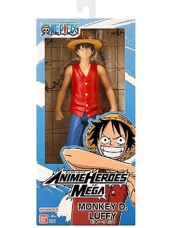 Figurine one piece - bandai - anime heroes mega - 38331 - luffy - 30 cm