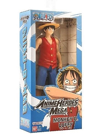 Figurine one piece - bandai - anime heroes mega - 38331 - luffy - 30 cm