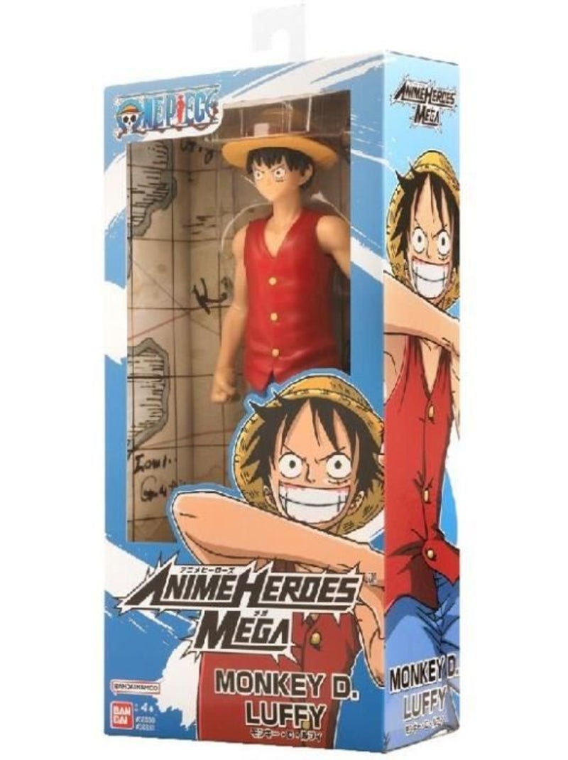 Figurine one piece - bandai - anime heroes mega - 38331 - luffy - 30 cm Multicolore - Kiabi