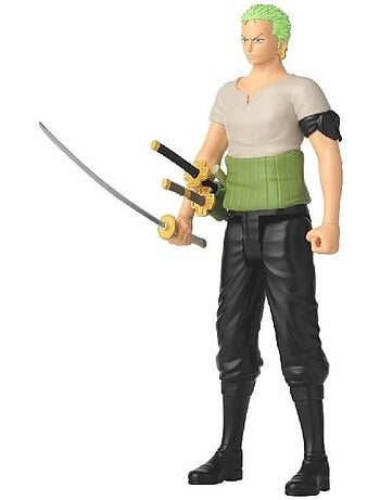 Figurine one piece - bandai - anime heroes mega - 38332 - zoro - 30 cm