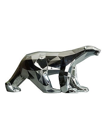 Figurine Orlinski ours Pompon silver édition limitée
