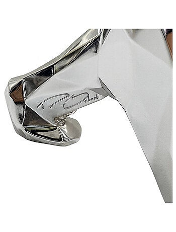 Figurine Orlinski ours Pompon silver édition limitée