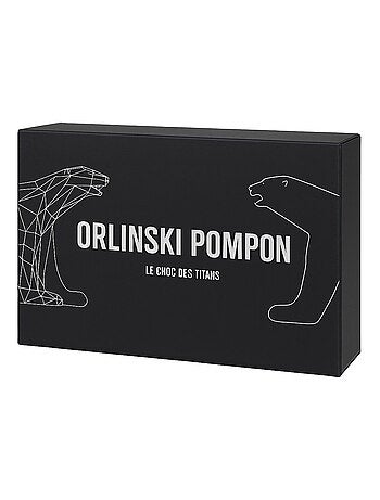Figurine Orlinski ours Pompon silver édition limitée