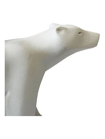 Figurine ornement de sapin ours blanc