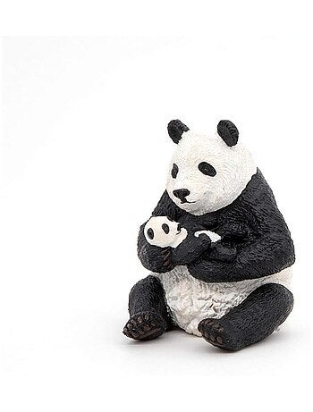 Figurine Panda assis et son bébé