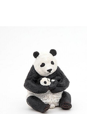 Figurine Panda assis et son bébé