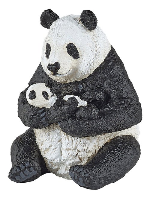 Figurine Panda assis et son bébé - Kiabi