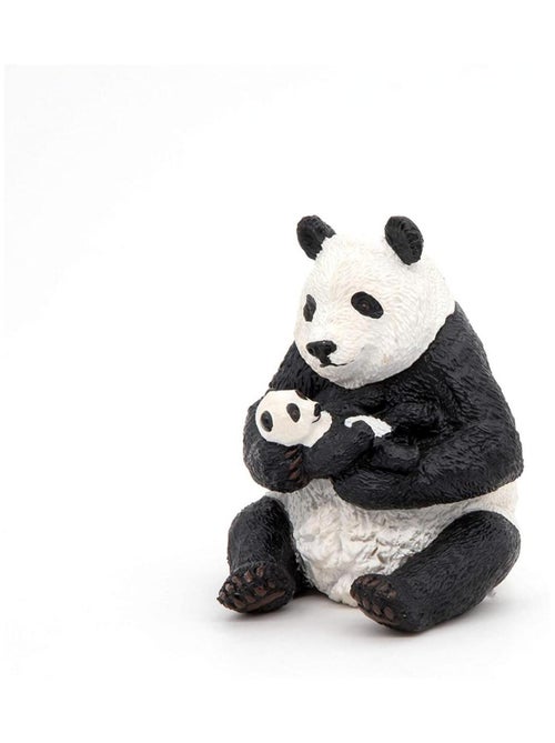Figurine Panda assis et son bébé - Kiabi