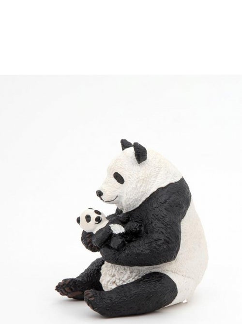 Figurine Panda assis et son bébé - Kiabi