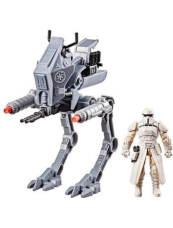 Figurine pilote at-rt + véhicule + blaster - star wars - hasbro
