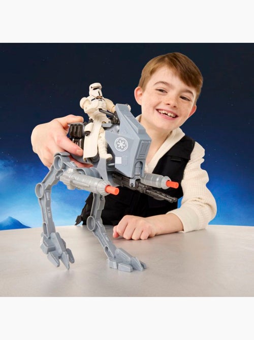 Figurine pilote at-rt + véhicule + blaster - star wars - hasbro - Kiabi
