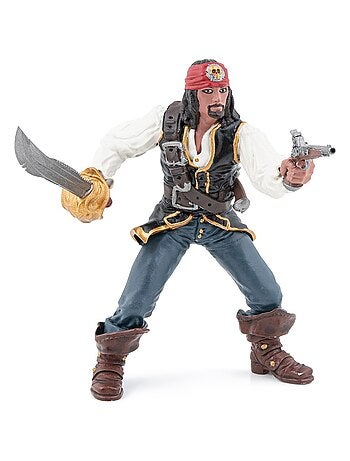 Figurine pirate au pistolet
