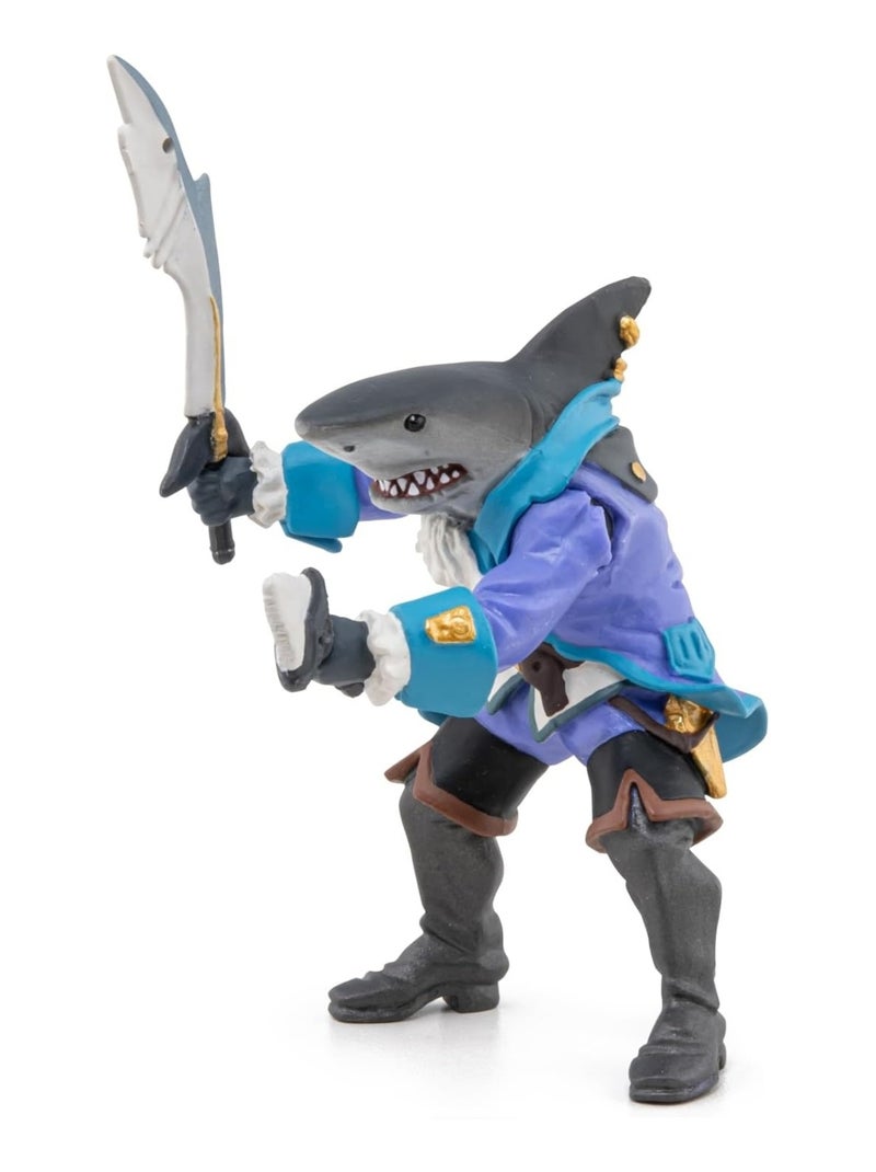 Figurine Pirate mutant requin Bleu - Kiabi