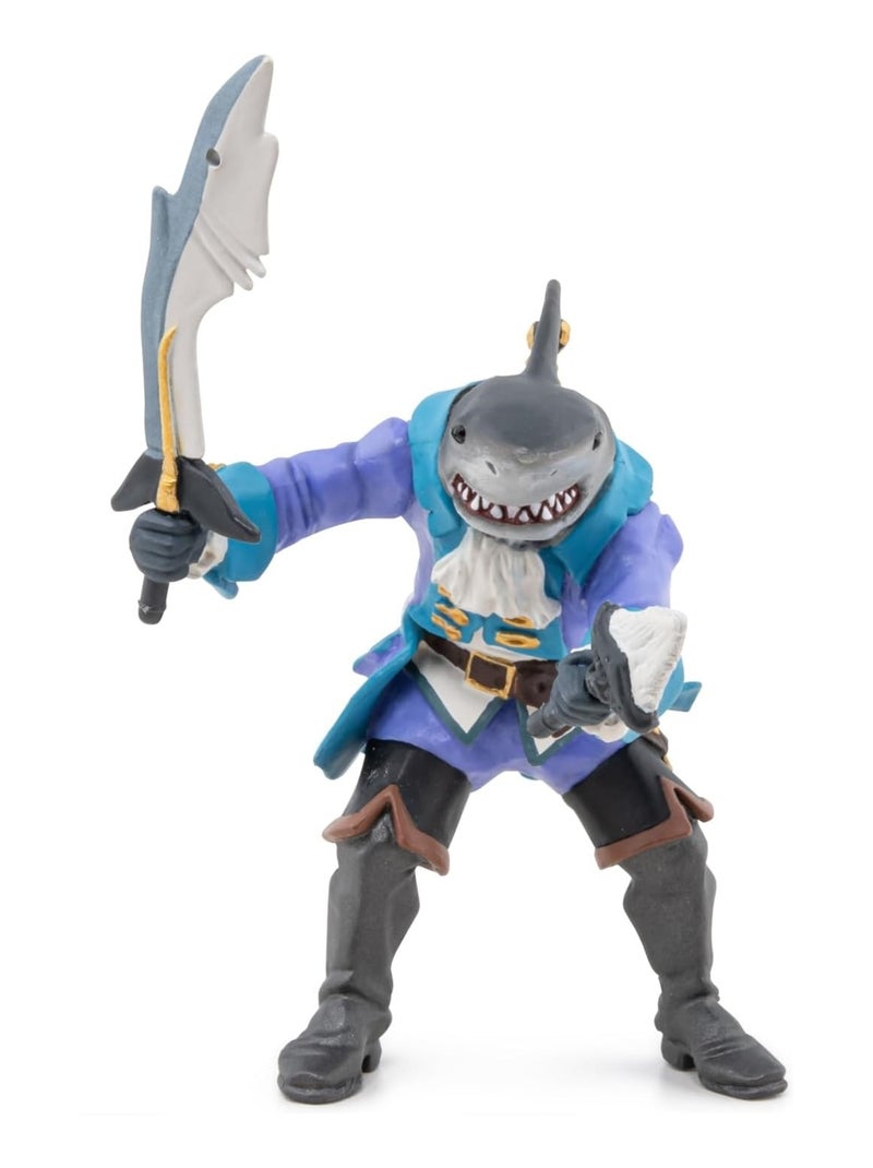 Figurine Pirate mutant requin Bleu - Kiabi