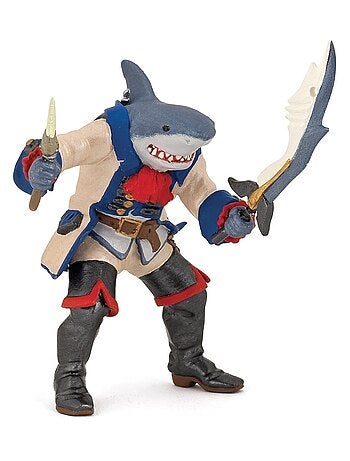 Figurine pirate mutant requin