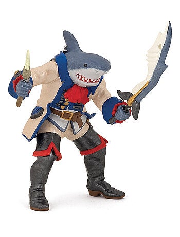 Figurine pirate mutant requin