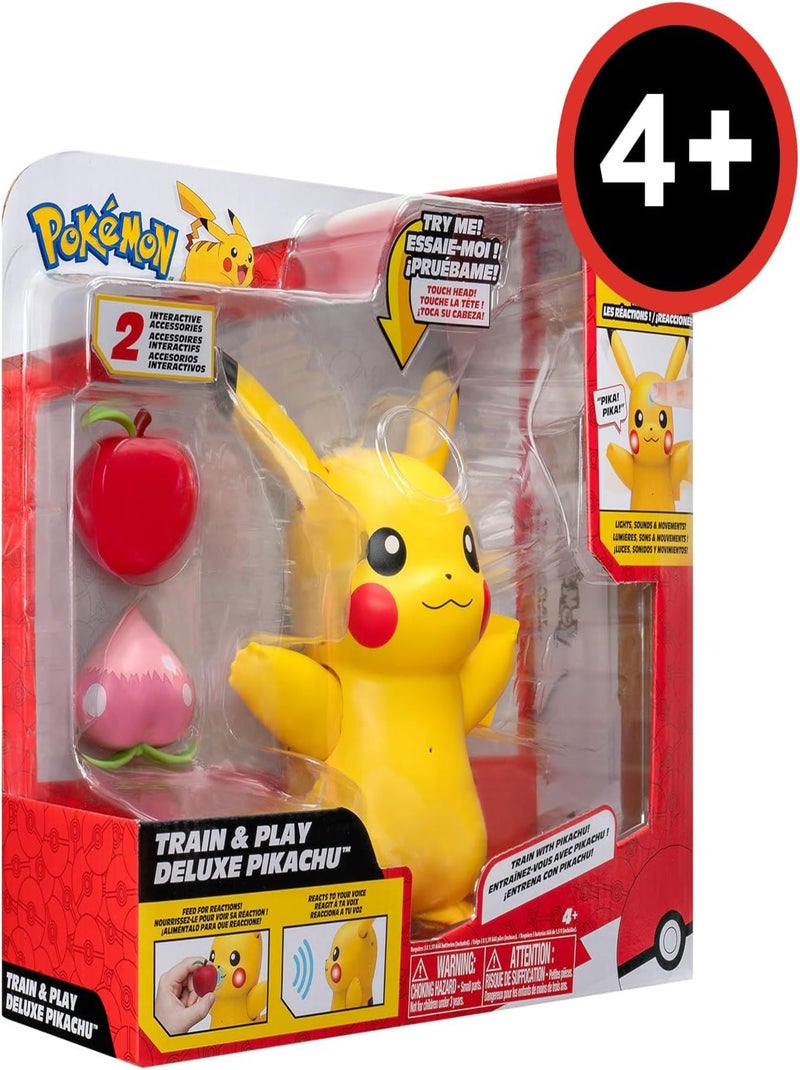 Figurine Pokémon Pikachu Interactive - Bandai Multicolore - Kiabi