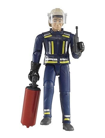 Figurine pompier avec eccessoires