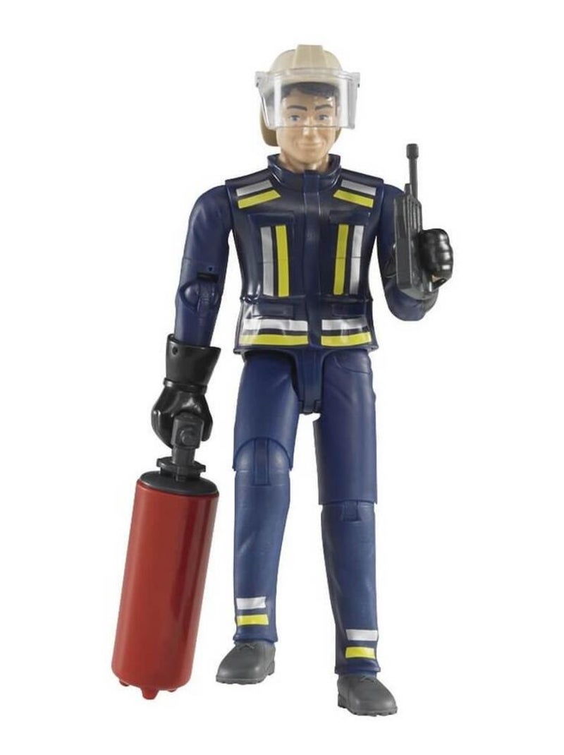 Figurine pompier avec eccessoires Bleu - Kiabi