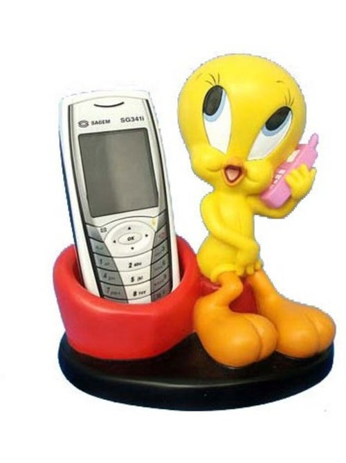 Figurine porte-téléphone Titi (Tweety) en résine 13 x 13 cm - La boutique des toons - Kiabi Figurine porte-téléphone Titi (Tweety) en résine 13 x 13 cm - La boutique des toons - Kiabi