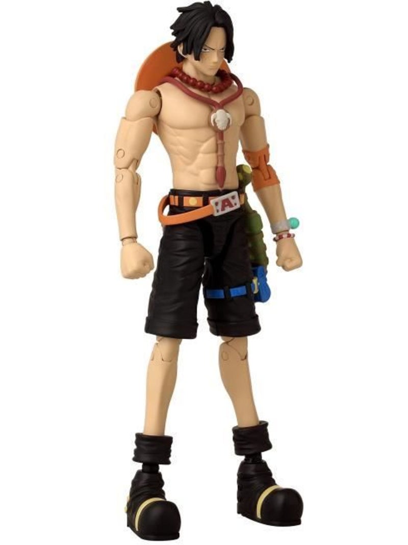 Figurine portgas d. Ace 17 cm - bandai - anime heroes - one piece Noir - Kiabi