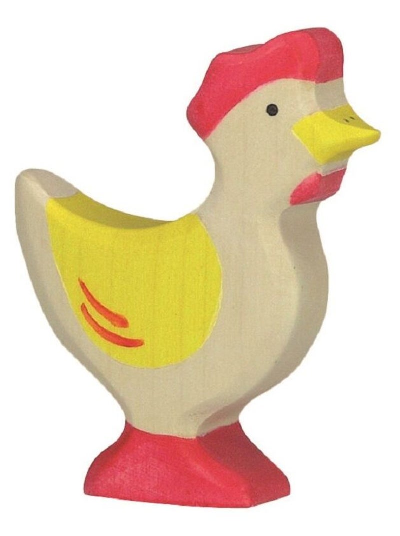 Figurine Poule Jaune - Kiabi