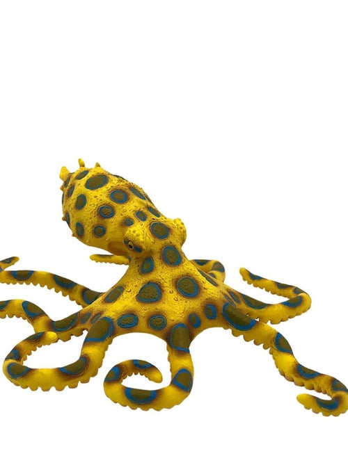 Figurine Poulpe à anneaux bleus - Kiabi
