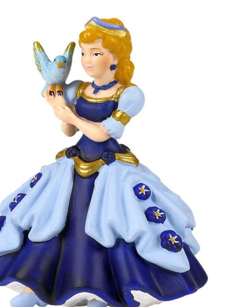 Figurine Princesse bleue à l'oiseau N/A - Kiabi
