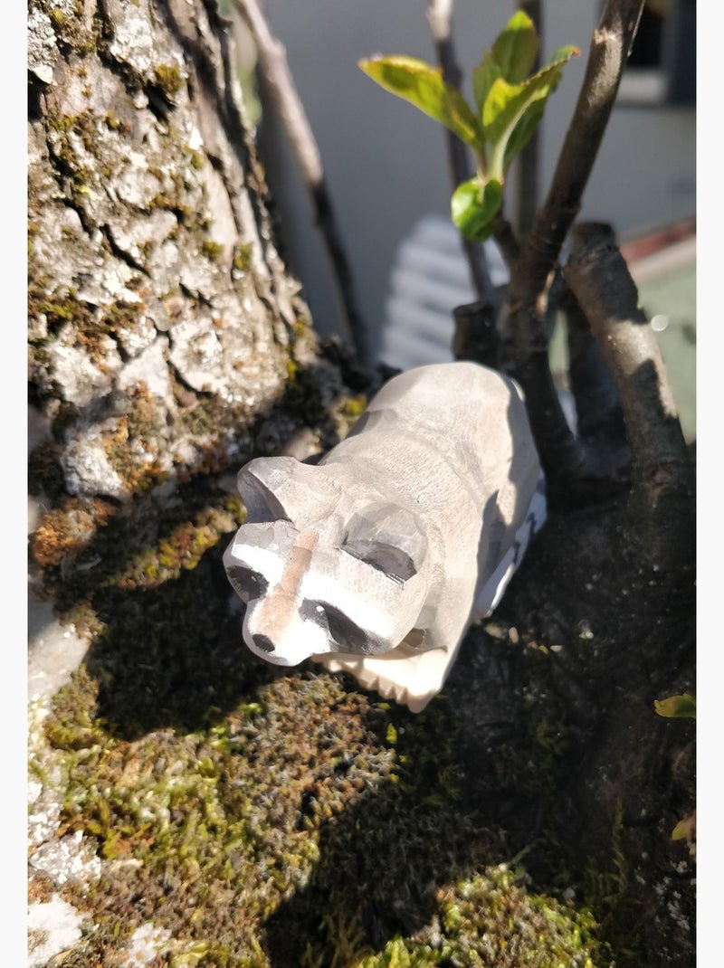 Figurine raton laveur Gris - Kiabi
