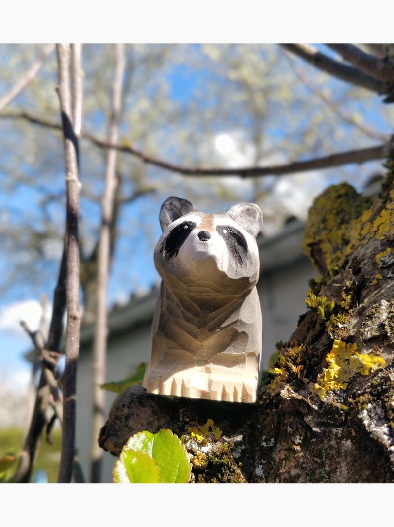 Figurine raton laveur Gris - Kiabi