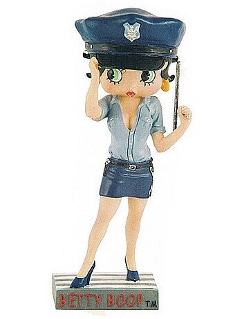 Figurine résine Betty Boop 'Collection N°3' Agent de police – BETTY_BOOP