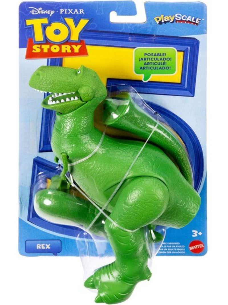 Figurine rex - 17cm - disney pixar - jkv17 Multicolore - Kiabi