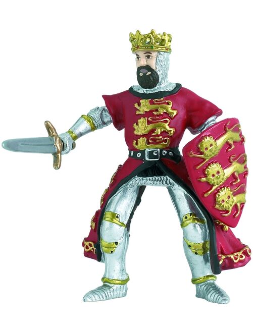 Figurine Richard Coeur de Lion rouge (sans cheval) - Kiabi
