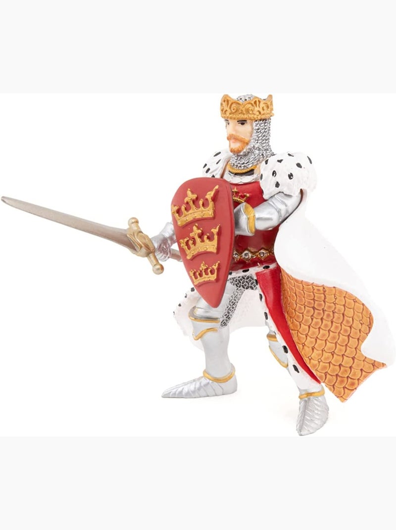 Figurine Roi Arthur Rouge - Kiabi